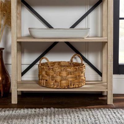 64" Sophie Industrial X Frame Bookshelf - Saracina Home - Image 5