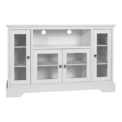 Glass Door Traditional Highboy TV Stand For TVs Up To 58" - Saracina Home - Image 5
