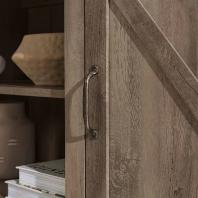 Modern Industrial Barn Door TV Stand For TVs Up To 80" - Saracina Home - Image 10