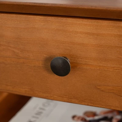 Greenberg 1 Drawer Mid-Century Modern Solid Wood Nightstand - Saracina Home - Image 6