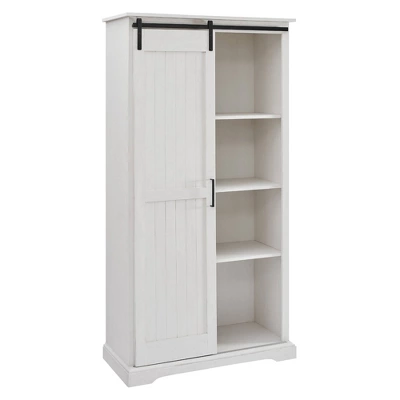 Owens Farmhouse Sliding Barn Door Storage Hutch - Saracina Home - Image 8