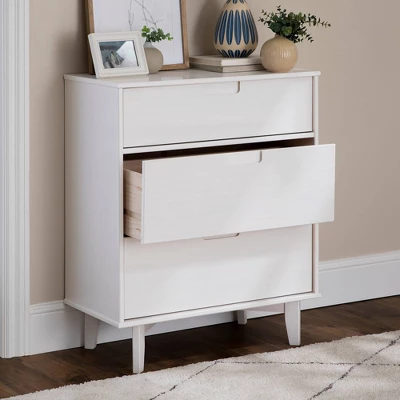 Mid-Century Modern Wood 3 Drawer Dresser - Saracina Home - Image 6