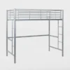 Twin Size Metal Platform Loft Bed - Saracina Home