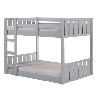 Twin Over Twin Wood Detachable Slat Bunk Bed - Saracina Home - Image 4