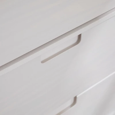 Mid-Century Modern Wood 3 Drawer Dresser - Saracina Home - Image 5