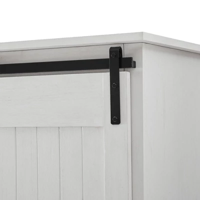 Owens Farmhouse Sliding Barn Door Storage Hutch - Saracina Home - Image 5