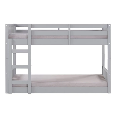 Twin Over Twin Wood Detachable Slat Bunk Bed - Saracina Home - Image 6