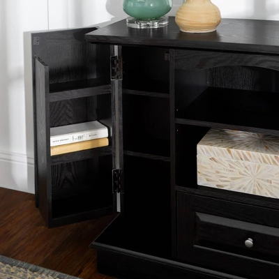 Highboy Closed Storage TV Stand For TVs Up To 48" - Saracina Home - Image 3