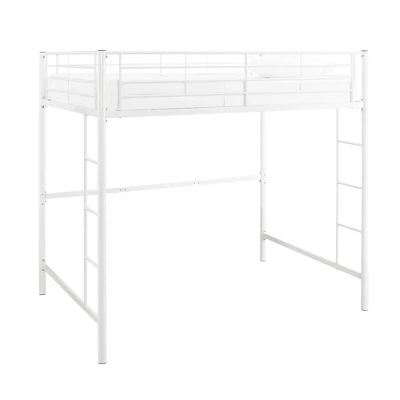 Full Size Metal Platform Loft Bed - Saracina Home