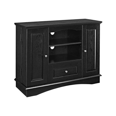 Highboy Closed Storage TV Stand For TVs Up To 48" - Saracina Home - Image 2