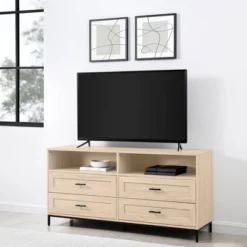 Orin Modern 4 Drawer TV Stand For TVs Up To 60" - Saracina Home