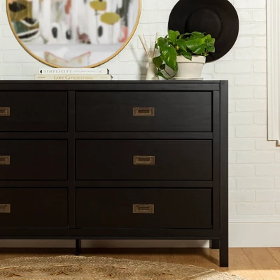 Classic Horizontal Bedroom 6 Drawer Dresser - Saracina Home - Image 11