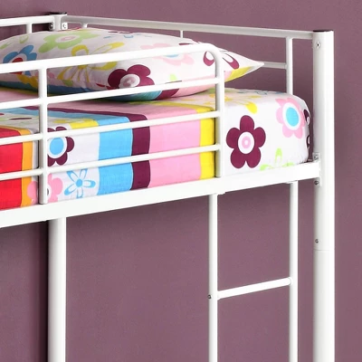 Twin Over Twin Analise Metal Bunk Bed - Saracina Home - Image 5