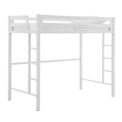 Twin Premium Deluxe Metal Loft Bed - Saracina Home - Image 4