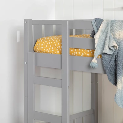 Twin Over Twin Wood Detachable Slat Bunk Bed - Saracina Home - Image 10