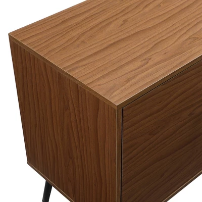 2 Door Mid-Century Modern Wood Storage TV Stand For TVs Up To 65" - Saracina Home - Image 10